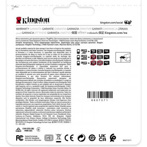 Kingston MicroSDXC Industrial Class 10 UHS-I 64GB + Adaptor