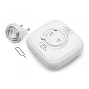 Shelly Senzor detector de gaz natural comprimat Gas CNG, Wireless, Alarma 70 dB, Notificari aplicatie