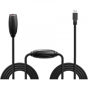 LINDY USB 3.0 tip A Male - USB 3.0 tip A Female, 10m, negru