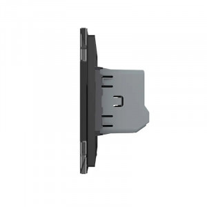 Livolo Senzor Control Sunet si Lumini cu Rama din Sticla, Protocol Zigbee, Negru