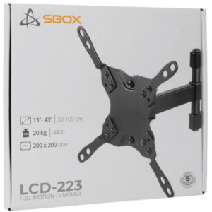 SBOX LCD-223-2, 13 - 43 inch, negru