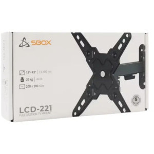 SBOX LCD-221-2, 13 - 43 inch, negru