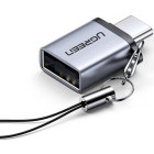 Adaptor Ugreen 1x USB-C Male - 1x USB tip A Female, Argintiu