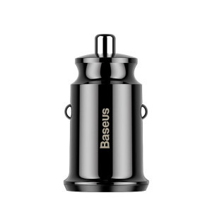 Baseus Grain, 2x USB, 3.1A, Black