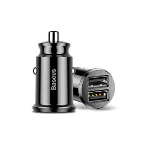 Baseus Grain, 2x USB, 3.1A, Black