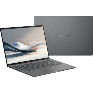 ASUS 14'' Zenbook A14 UX3407RA, WUXGA OLED, Procesor Qualcomm Snapdragon X Elite X1E-78-100, 16GB LPDDR5X, 1TB SSD, Qualcomm Adreno, Win 11 Pro, Iceland Grey