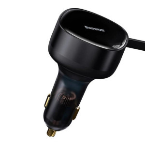 Baseus Enjoyment, 30W, 1x USB-C, 1x Lightning, Black