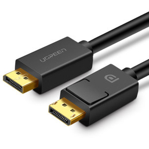Cablu video Ugreen DP102 DisplayPort Male - DisplayPort Male, v1.2, 1.5 m, Negru