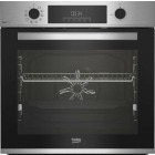 Cuptor incorporabil Beko BBIM12300XMPSEF, Electric, 72 L, Autocuratare pirolitica, FlexiCrisp, AEROperfect, SteamShine, Grill, 3D Cooking, Rafturi telescopice, Clasa A+, Inox