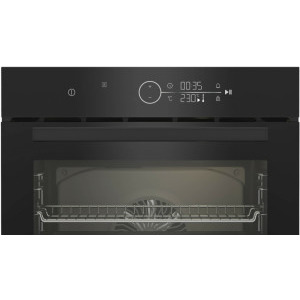Beko BBIM17401BCS, Electric, 72 L, Autocuratare catalitica, 3D Cooking, Soft Close, Booster, Clasa A++, Negru