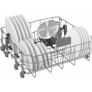 Beko BDSN26430X, 14 seturi, 6 programe, Clasa D, AutoDoor Opening, SteamGloss, TrayWash, Extra Drying, Flexible HalfLoad, 60 cm