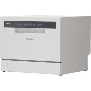 Candy CP 6E51LW, Compacta, 6 seturi, 5 programe, Clasa E, Pornire intarziata, Program scurt, 55 cm, Alb
