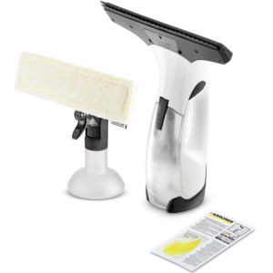 Aspirator Karcher WV 2 Plus, de geamuri, 10W, 0.1L, Alb/Negru