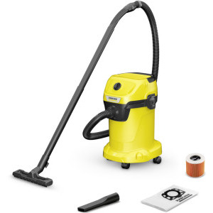 Karcher WD 3 V-19/4/20, cu sac, 1000W, 19L, Galben/Negru