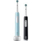 Oral-B Set 2x Periute de dinti electrice Pro 1 Negru & Albastru