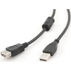 Cablu periferice Spacer SPC-USB-AMAF-10, Extensie USB tip A 2.0 Male la USB tip A 2.0 Female, 3 m, Negru