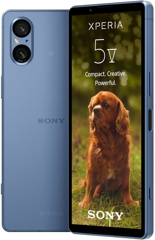 Smartphone Sony Xperia 5 V, 128GB, 8GB RAM, Dual SIM, 5G, Tri-Camera, Blue