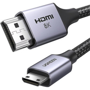 Ugreen HD163 Mini HDMI Male - HDMI Male, 2 m, Negru