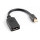 Adaptor Lanberg 1x Mini DisplayPort Male - 1x DisplayPort Female, Negru