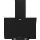Hota Arctic decorativa AHI6142B, Putere de absortie 430 m3/h, 3 trepte de viteza, Iluminare LED, 60 cm, Clasa C, Negru