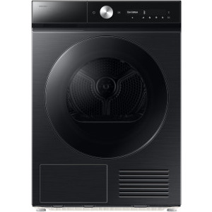Samsung DV90DB8845GBU4 Bespoke AI, Pompa de caldura, 9 kg, Clasa A, Digital Inverter, Hygiene Care, OptimalDry, AI Dry+, QuickDrive, AI Energy Mode, SmartThings, Iluminare interioara, Negru