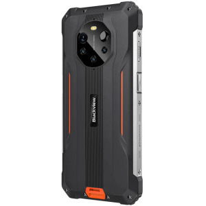 Blackview BL8800 Pro, 5G, Camera termica FLIR Lepton, Ecran FHD+ 120Hz, 8GB RAM, 128GB flash, Dual SIM, Baterie 8380 mAh, Orange, Military Grade Rugged Phone