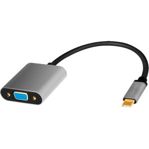 Adaptor Logilink CUA0104 1x USB-C Male - 1x VGA Female, Gri