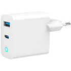 Incarcator retea Gembird TA-UC-PDQC30L-W-01, 1x USB-C, 1x USB, Quick Charge 30 W, White