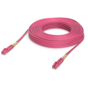 Cablu retea Ubiquiti OM4 Duplex LC UPC Fiber Patch Cable 30m Rose