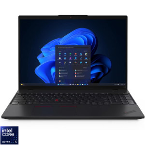Laptop Lenovo 16 ThinkPad L16 Gen 2, WUXGA IPS, Procesor Intel® Core™ Ultra 5 225U (12M Cache, up to 4.80 GHz), 32GB DDR5, 1TB SSD, Intel Graphics, Win 11 Pro, Black