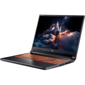 Acer Gaming 16'' Nitro V 16 AI ANV16-42, WUXGA IPS 180Hz, Procesor AMD Ryzen™ 7 260 (16M Cache, up to 5.1 GHz), 16GB DDR5, 1TB SSD, GeForce RTX 5060 8GB, No OS, Shale Black