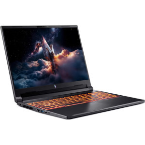 Acer Gaming 16'' Nitro V16 AI ANV16-61, WUXGA IPS 180Hz, Procesor AMD Ryzen™ AI 9 365 (24M Cache, up to 5.0 GHz), 32GB DDR5, 1TB SSD, GeForce RTX 5070 8GB, No OS, Obsidian Black