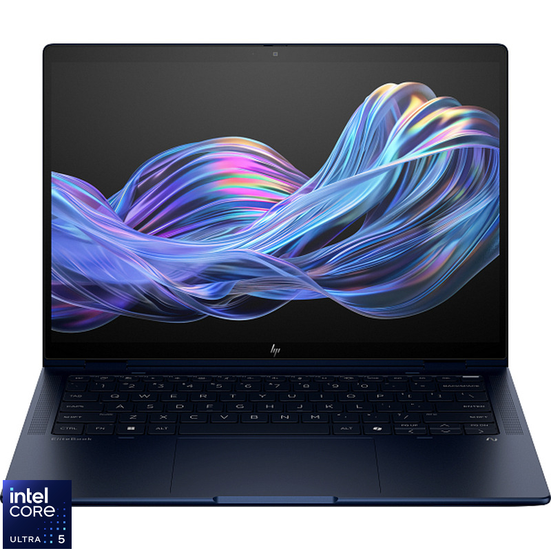 Laptop HP 14'' EliteBook X Flip G1i 14, WUXGA IPS Touch, Procesor Intel® Core™ Ultra 5 228V (8M Cache, up to 4.50 GHz), 32GB LPDDR5X, 1TB SSD, Intel Arc 130V, 4G LTE, Win 11 Pro, Atmospheric Blue