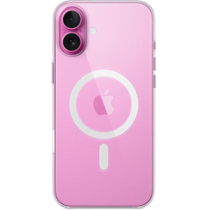 Apple Protectie pentru spate, material PC, cu MagSafe pentru iPhone 16 Plus, culoarea Transparent