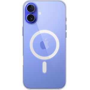 Apple Protectie pentru spate, material PC, cu MagSafe pentru iPhone 16 Plus, culoarea Transparent