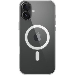 Apple Protectie pentru spate, material PC, cu MagSafe pentru iPhone 16 Plus, culoarea Transparent
