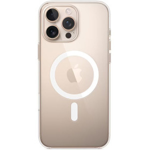 Apple Protectie pentru spate, material PC, cu MagSafe pentru iPhone 16 Pro Max, culoarea Transparent