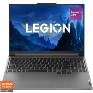 Lenovo Gaming 16'' Legion Slim 5 16AHP9, WQXGA IPS 165Hz, Procesor AMD Ryzen™ 7 8845HS (16M Cache, up to 5.1 GHz), 16GB DDR5, 512GB SSD, GeForce RTX 4070 8GB, No OS, Luna Grey, 3Yr Onsite Premium Care