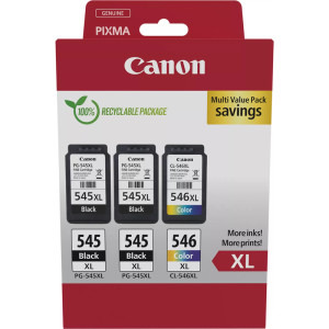 Canon Cartus PG-545XL x2 + CL-546XL Multipack