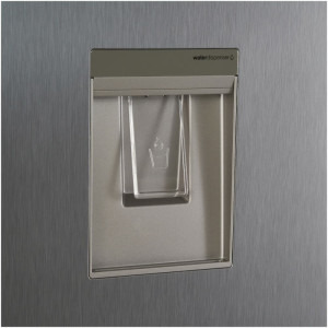 Heinner HCNF-V291XWDE++, 294 L, Clasa E, No Frost, Freezer Shield, Dozator apa, Display, Control electronic, Iluminare LED, 186 cm, Inox