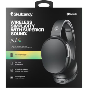 SkullCandy On-Ear, BT Hesh Evo True Black