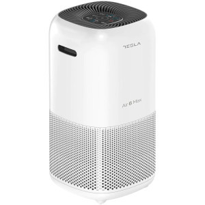 Tesla Purificator Air6 MAX, CADR 400 m3/h, Wi-Fi, Senzor calitate aer, Sleep Mode, Timer, Filtru HEPA+Carbon Activ+Catalyst, Lumina UV-C, Alb