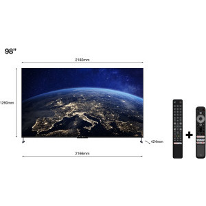 TCL Smart TV QLED 98C735 Seria C735 248cm 4K UHD HDR