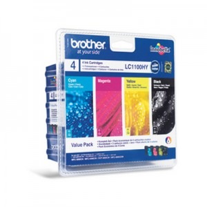 Brother Cartus LC1100 High Yield Value Blister Pack