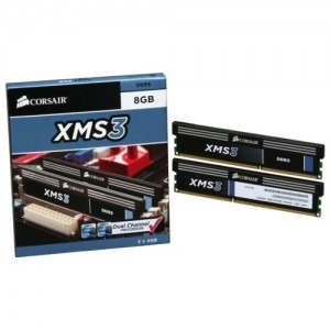 Corsair XMS3 8GB DDR3 1333MHz CL9 Dual Channel Kit Rev. A 2x 4GB
