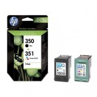 HP Pachet 350 Black + 351 3 culori