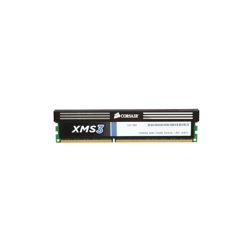 Produktbild von Corsair XMS3 4 GB (2x2GB) DDR3-1333 PC3-10600U TR3X6G1333C7 #317976