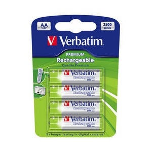 Verbatim 2450 mAh AA Premium NiMH 4 bucati