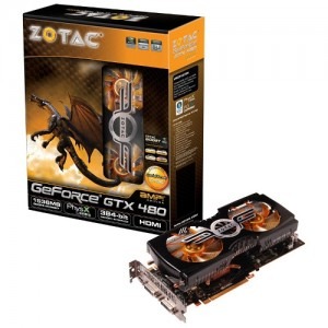 Zotac GeForce GTX 480 AMP! Edition 1.53GB GDDR5 384-bit