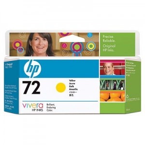 HP Cartus 72 Large Yellow